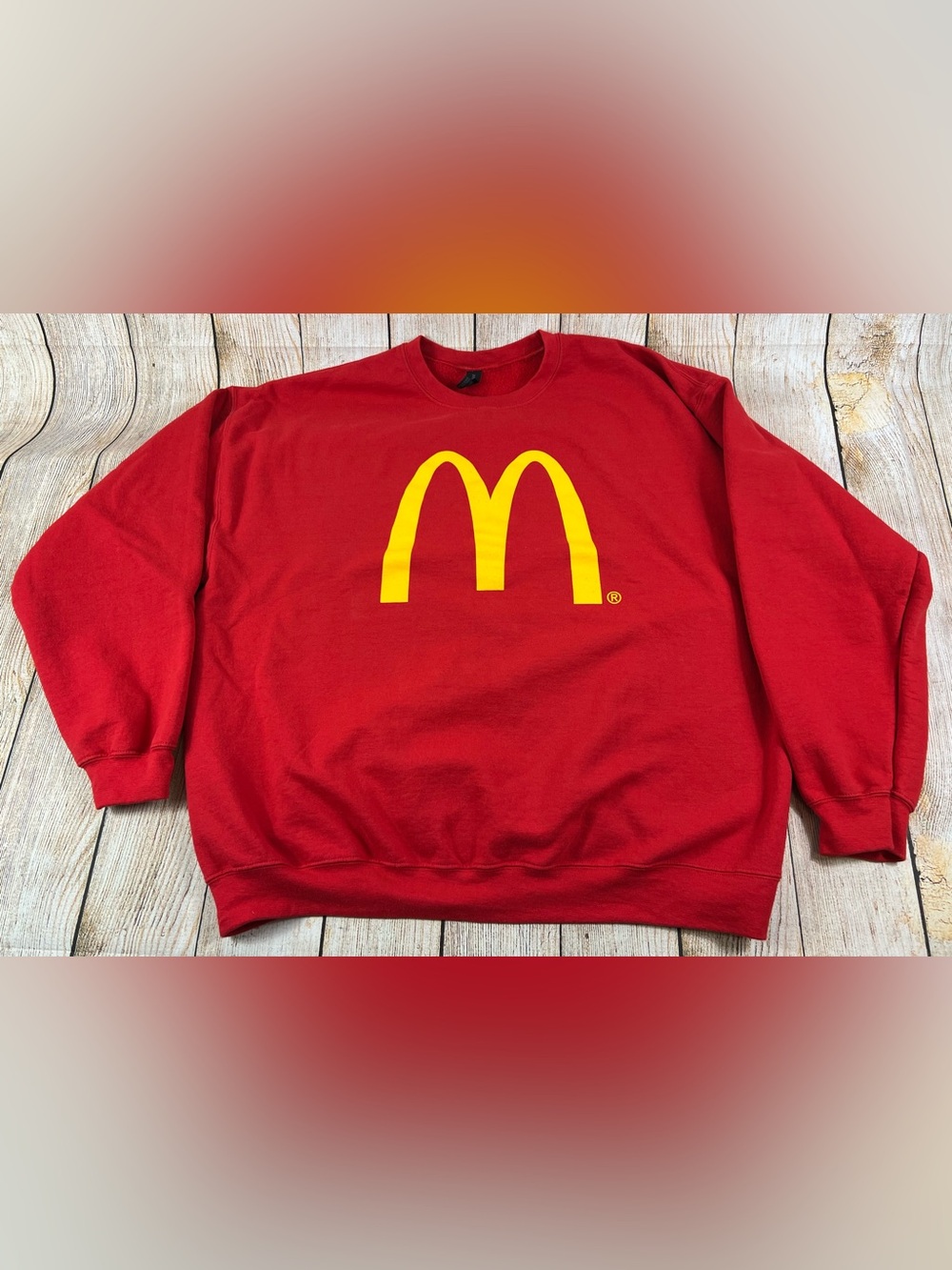 McDonald’s Red Crewneck Sweatshirt Size 2XL